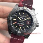 Replica Breitling Avenger Blackbird 44 Watch With Red Military Strap